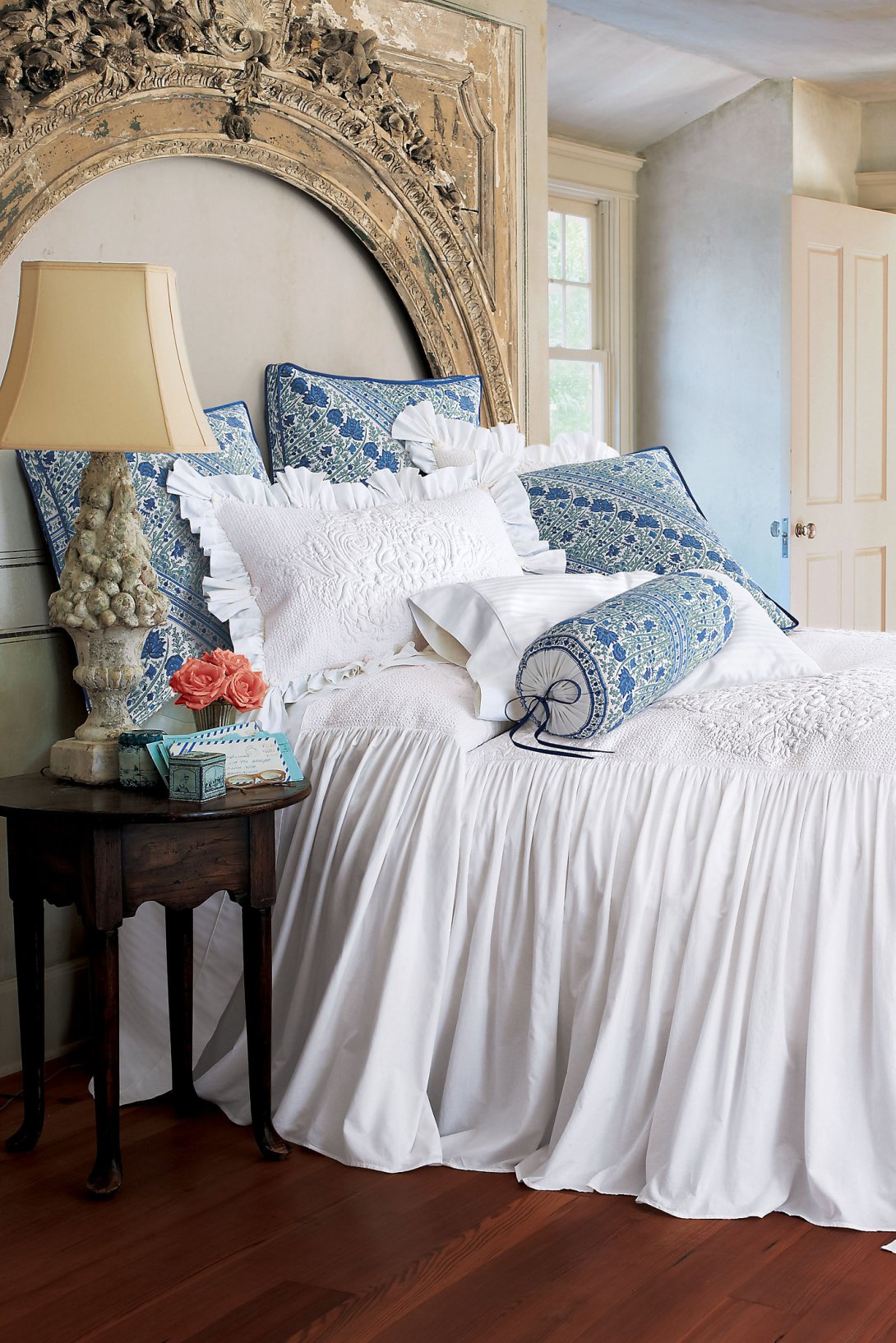 Santorini Skirted Coverlet Santorini Skirted Coverlet