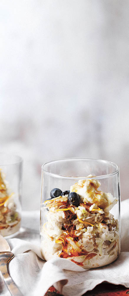 Cinnamon, Cardamom and Orange Zest Bircher Muesli