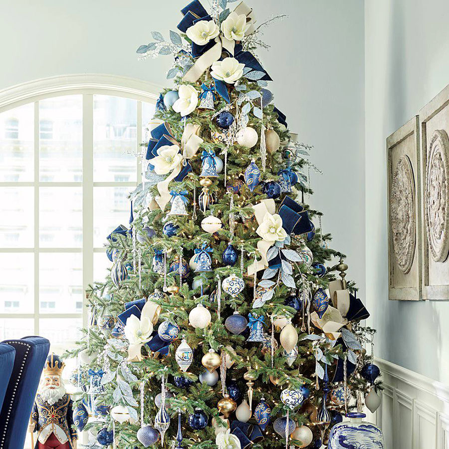 Delft Blue Christmas Ornaments