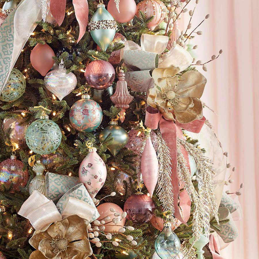 Winter Blush Ornaments