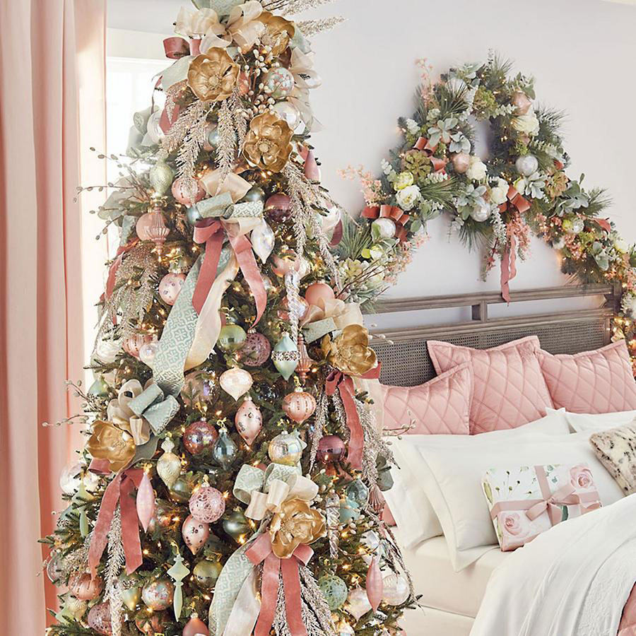 Winter Blush Ornaments