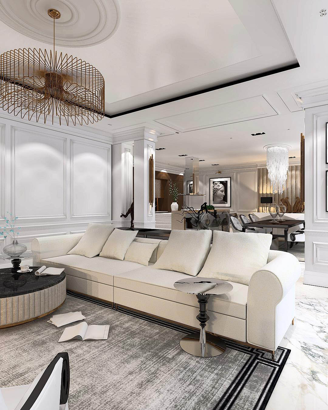 Glamorous Living Room Ideas | Constantin Frolov Interior Design