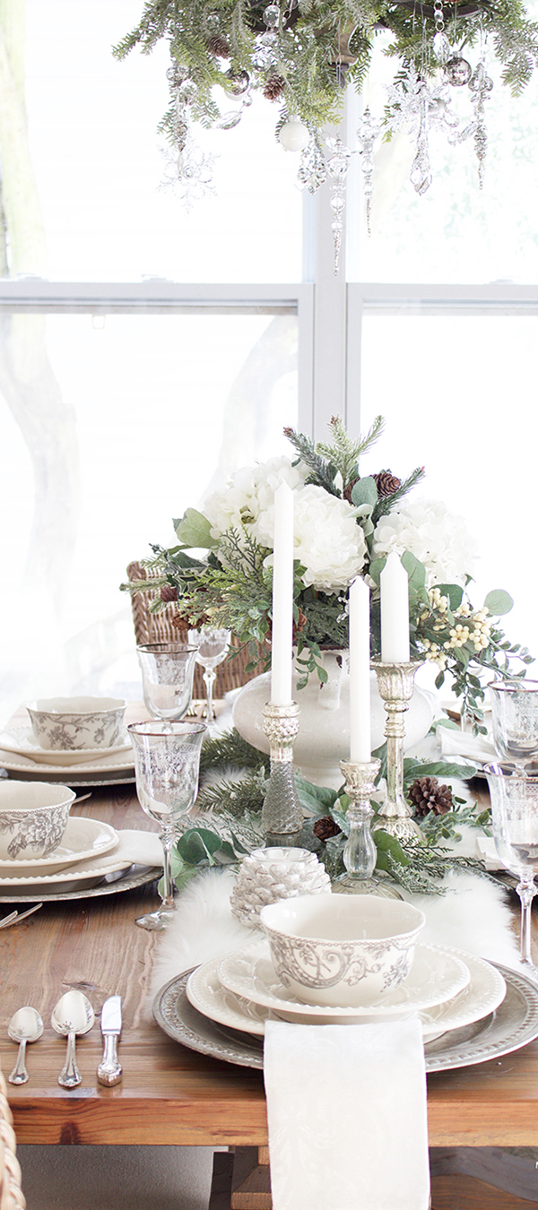 White Tablescape by Tuft & Trim