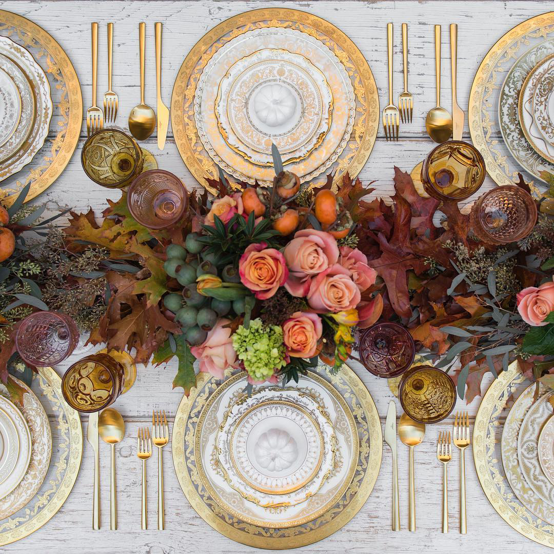 Beautiful Fall Tablescape | Casa de Perrin
