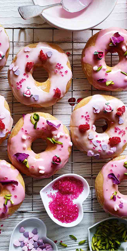 Pretty Pink Doughnuts | Realfood/Tesco