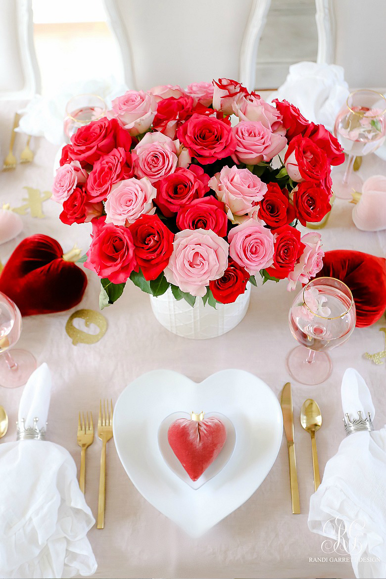 Valentine's Day Tablescape Ideas | Randy Garrett Design