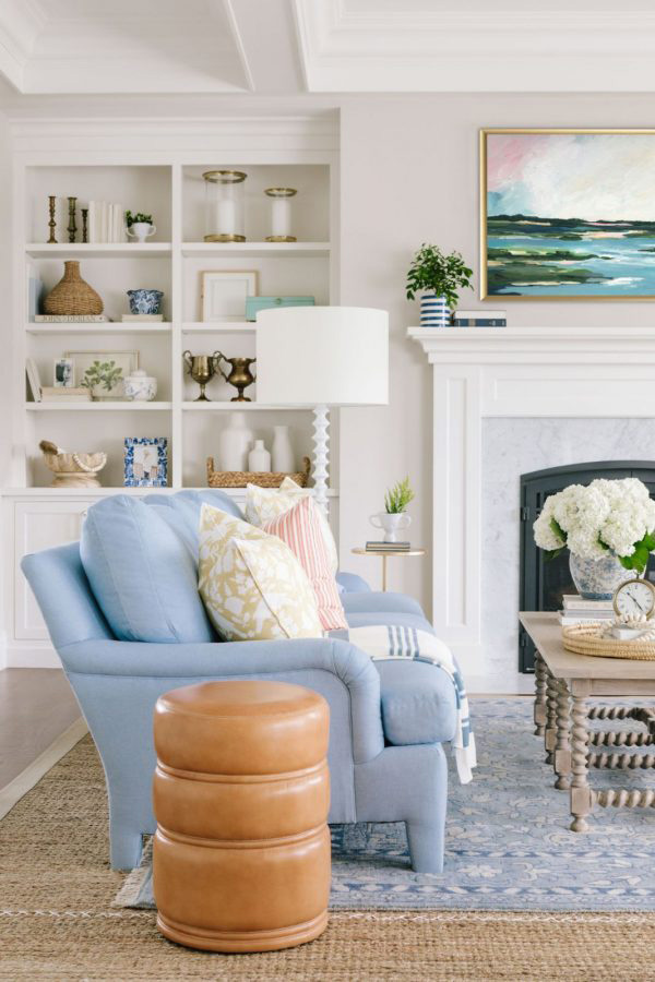 Bria Hammel | Coastal Living Room