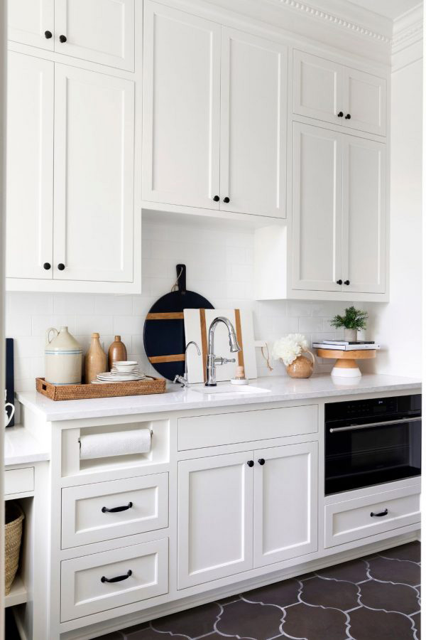 Black and White KItchen Design - Contemporary - kitchen - Gluckstein Home