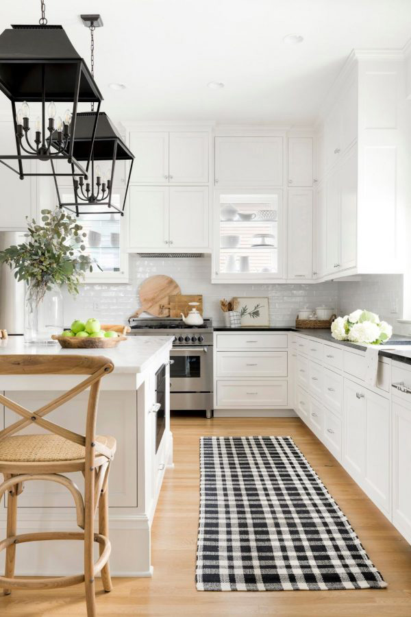 Bria Hammel | Black & White Kitchen Ideas