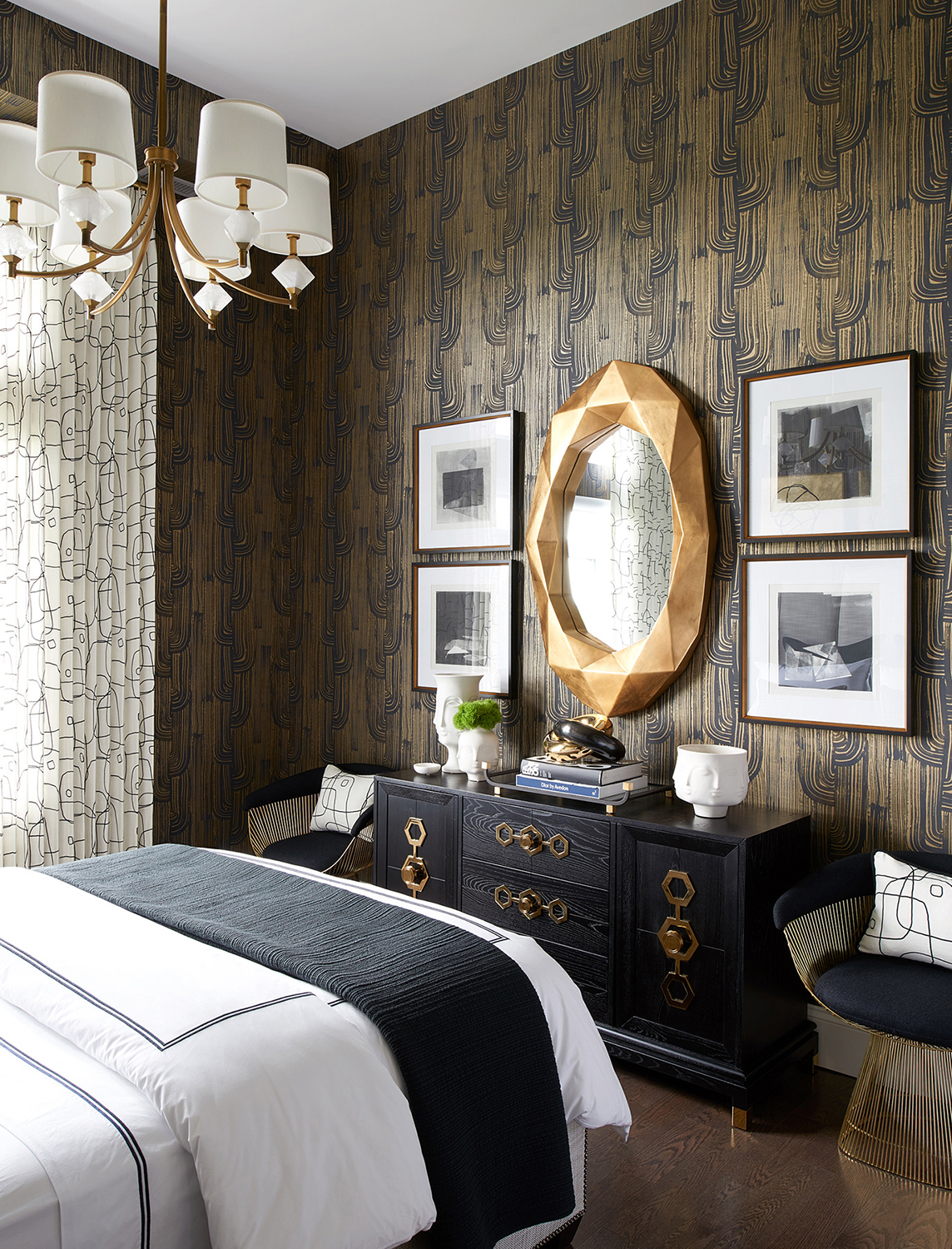 Glamorous Bedroom | Luxe on Broadway | Atmosphere Interior Design