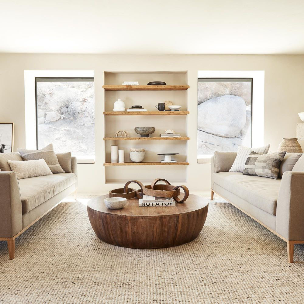 Raw Neutral Living Room