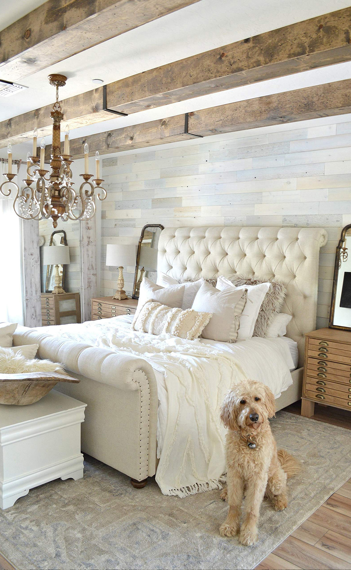 Shabby Chic Farmhouse Bedroom