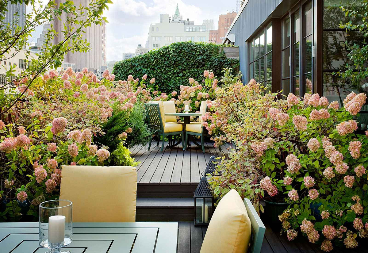 Patio Design Ideas | Rooftop Outdoor Garden Design