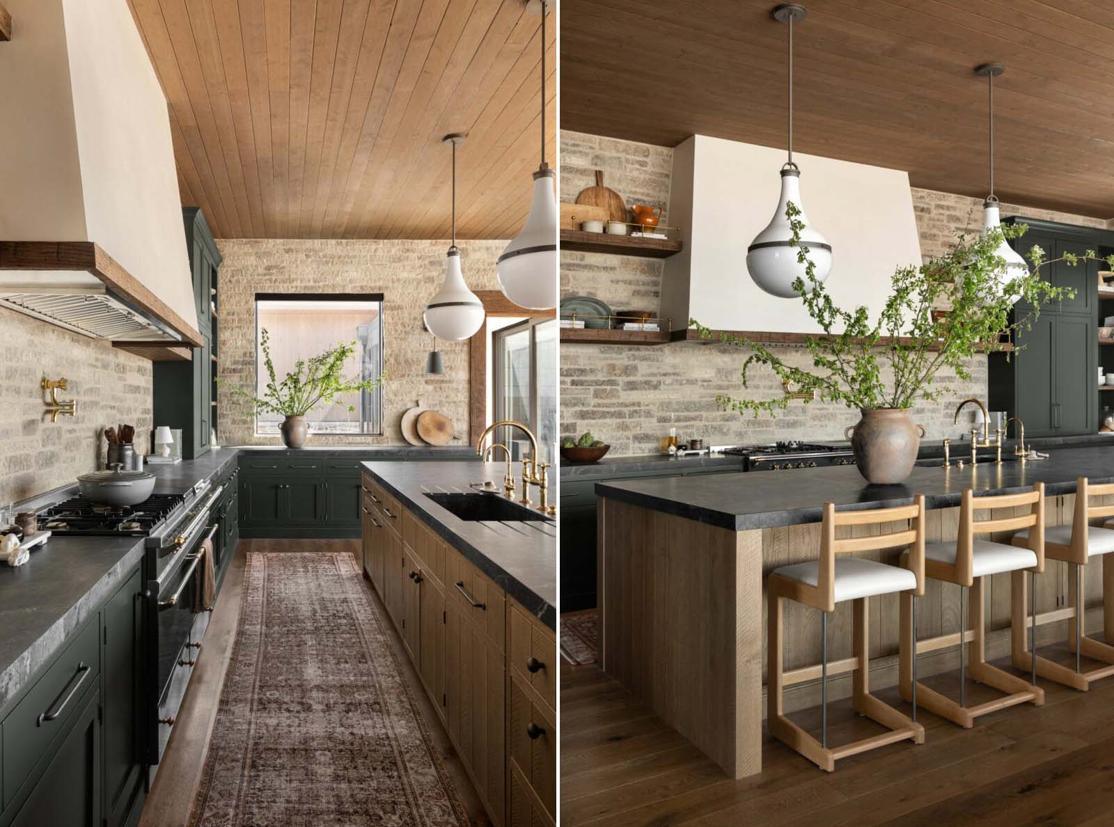 dark-green-kitchen-cabinetry Dark Green Kitchen Cabinets